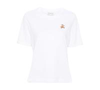 Maison Kitsuné Speedy Fox-appliqué T-shirt - White L