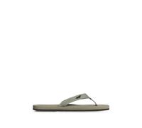 Maison Kitsuné x Indosole Easy Living fox-patch flip flops - Green 39