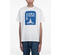 Maison Kitsuné x Kuro Tokyo-Paris Crossroads T-shirt - White S-M-L-XL