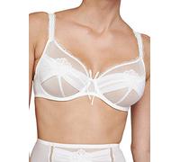 Maison Lejaby Elixir G61433-801 Attrape Coeur Lily White Lace Underwired Non-Padded Full Cup Bra 36F UK (95F FR)