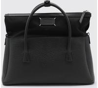 MAISON MARGIELA 5AC East West Bag in Grained Leather and Canvas