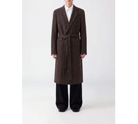 MAISON MARGIELA Belted Robe Coat in Pure Wool with Notched Lapels - Size: 46 - male
