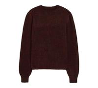 Maison Margiela Brushed Wool-blend Jumper - Burgundy - S (UK8-10 / S)