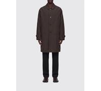 MAISON MARGIELA Checked Cotton Blend Trench Coat - Size: 52 - male