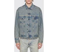 MAISON MARGIELA Cotton Denim Jacket with French Collar and Patch Pockets - Size: 48 - male