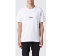 MAISON MARGIELA Cotton T-Shirt with Contrast Logo - Size: M - male