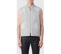 MAISON MARGIELA Cotton Waistcoat with Bomber Collar and Elasticated Hem - Size: 50 - male