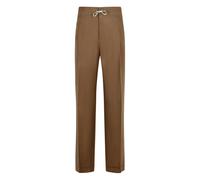 Maison Margiela drawstring-waist pleated pants - Brown 46
