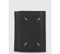 MAISON MARGIELA Grained Leather Tri-Fold Wallet with Four Stitches - Size: OS - male