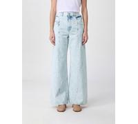 MAISON MARGIELA High-Waisted Flare Jeans in Black Cotton Denim - Size: 26 - female