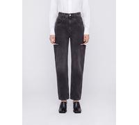 MAISON MARGIELA High-Waisted Wide-Leg Jeans in Cotton Denim - Size: 42 - female