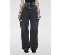 Cut-out Jeans - female - Maison Margiela - Loose Fit Jeans - Gray - S - Jeans S