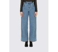 MAISON MARGIELA Jeans Woman color Gnawed Blue - Size: 36 - female