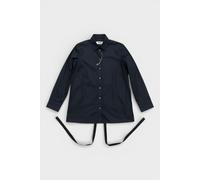 Maison Margiela Long Sleeve Buttoned Shirt Dark Navy Black - 38