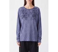 MAISON MARGIELA Long-Sleeved Cotton T-Shirt with Abstract Print and Logo - Size: L - female
