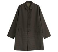 Maison Margiela Men's Check Reversible Coat Olive/Brown Check