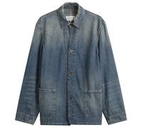 Maison Margiela Men's Denim Shirt Jacket Washed Blue