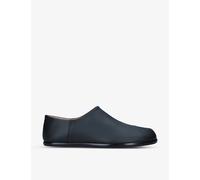 Maison Margiela Mens Maison Margiela Tabi Split-Toe Satin Flat Shoes Black Eur 46 / 12 UK Men