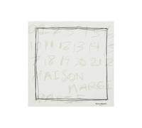 Maison Margiela numbers-print neckerchief - White One Size