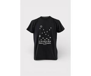 Maison Margiela Numeric Logo T-Shirt Black Black