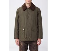 MAISON MARGIELA Padded Nylon Jacket with Fur Collar - Size: 46 - male