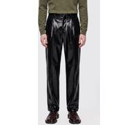 MAISON MARGIELA Pressed and Foiled Virgin Wool Trousers - Size: 48 - male