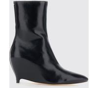 MAISON MARGIELA Sheepskin Ankle Boots with Sculptural High Heel and Side Zip - Size: 37½ - female