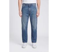 MAISON MARGIELA Straight Fit Abstract Print Cotton Denim Jeans - Size: 31 - male