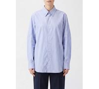MAISON MARGIELA Striped Cotton Poplin Shirt with a Relaxed Fit - Size: 40 - female