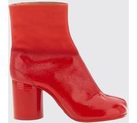 MAISON MARGIELA Tabi Ankle Boots in Naplak Leather with Cylindrical Heel - Size: 37 - female