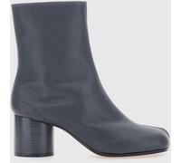 MAISON MARGIELA Tabi Lambskin Ankle Boots with Cylindrical Heel - Size: 3 - female