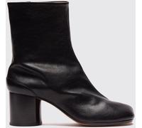 MAISON MARGIELA Tabi Lambskin Ankle Boots with Cylindrical Heel - Size: 39 - female