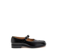 Maison Margiela Tabi Leather Mary Jane Flats - Black - 38.5 (IT38.5 / UK5.5)