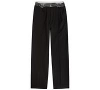 Maison Margiela Tape-effect Straight-leg Wool Trousers - Black - 46 (IT46 / S)