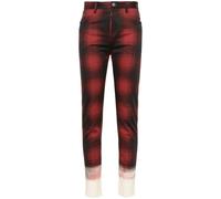 Maison Margiela tartan-check tapered trousers - Grey 25-26-27-28-30