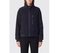 MAISON MARGIELA Virgin Wool Bomber Jacket with Turtleneck and Metal Zip - Size: 40 - female