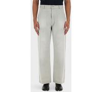 MAISON MARGIELA Wide-Leg Cotton Denim Jeans with Worn Effect - Size: 48 - male
