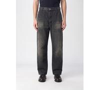 MAISON MARGIELA Wide-Leg Cotton Denim Jeans with Worn Effect - Size: 48 - male