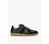 Maison Margiela Womens Black Replica Leather Low-top Trainers Eur 36 / 3 Uk Women