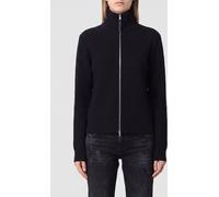 MAISON MARGIELA Zip-Up Turtleneck Cardigan in Wool and Cotton Knit - Size: S - female