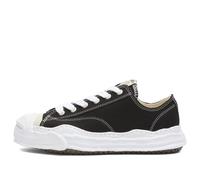 Maison MIHARA YASUHIRO Men's Original Sole Toe Cap Lowcut Canvas S Black