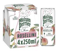 Maison Perrier Chic Rosellini Non-Alcoholic Sparkling Mocktail 4x250ml | Sophisticated non-alcoholic sparkling mocktail with refreshing bubbles, crafted for elevated social and aperitif moments