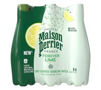 Maison Perrier Lime Flavored Sparkling Water, 16.9 FL OZ Plastic Water Bottle (6 Count)