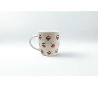 Maison & White Festive Forest Friends Mug - Repeat Robin Cream Design