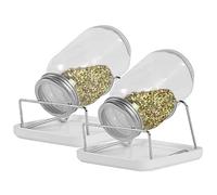 Maison & White Sprouting Jar Kit - Set of 2 | Indoor Seed Sprouter | Complete Growing Sprout Starter Set | Mason Jar Set | Grow Broccoli, Alfalfa Bean & More | M&W