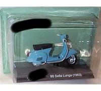 MAIST0 021 90 Sella Lunga 1963 Blue vespa Vehicle 1.18 scale diecast model