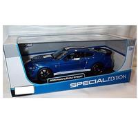 MAIST0 2020 Mustang Shelby GT500 in Blue opening parts car 1:18 scale diecast model
