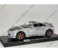 MAISTO 1:16 Scale - Nissan 350Z Nizmo Custom - Silver - Diecast Model Car