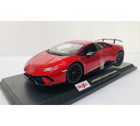MAISTO 1:18 Diecast Model Car Lamborghini Huracan Performante Metallic Red 2023
