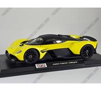 MAISTO 1:18 Scale - Aston Martin Valkyrie in Yellow - Diecast Model Car